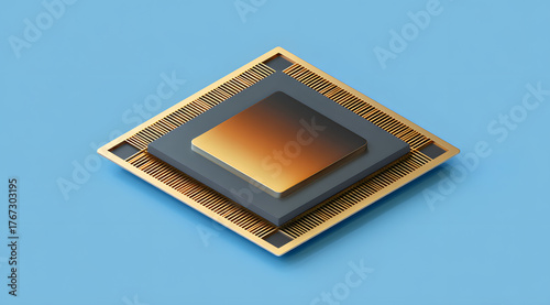 close up of a computer chip