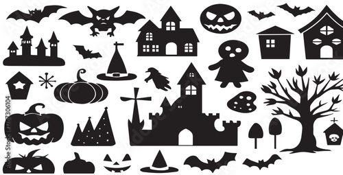 set of halloween icons