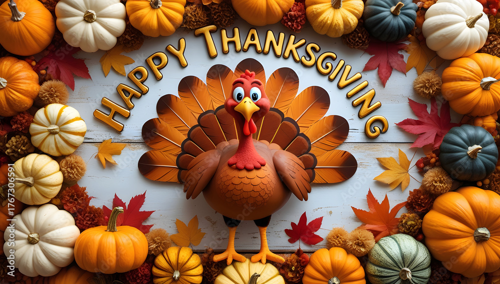 Obraz premium thanksgiving background design