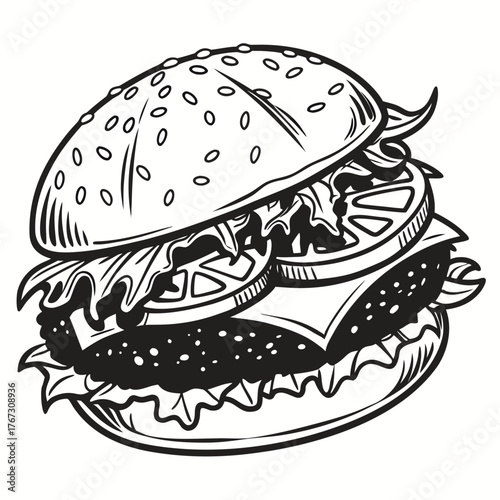 fast food burger