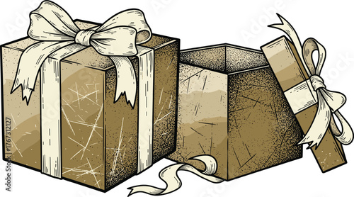 gift box with ribbon bow