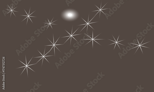 Star constellation illustration celestial vector d