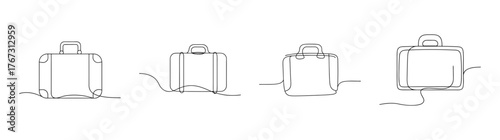 Vintage luggage and suitcases collection diverse styles travel bags ready for adventure