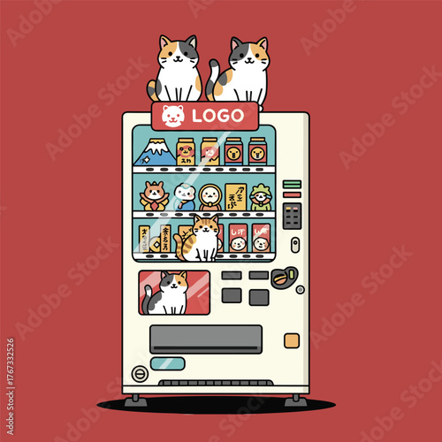 Adorable Cat Vending Machine Full of Charm and Happiness