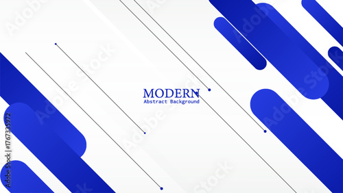 Abstract blue gradient smooth background. Minimal geometric white light background abstract design. Suit for booklet, brochure, banner, poster, website, flyer, cover, corporate, backdrop