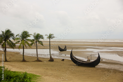 anchor on the beach