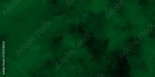 Green steam on a black background. Green Fog Blaster. Green smoke texture on black background. Grunge colorful distressed texture background wallpaper .

