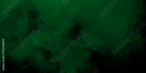 Green steam on a black background. Green Fog Blaster. Green smoke texture on black background. Grunge colorful distressed texture background wallpaper .

