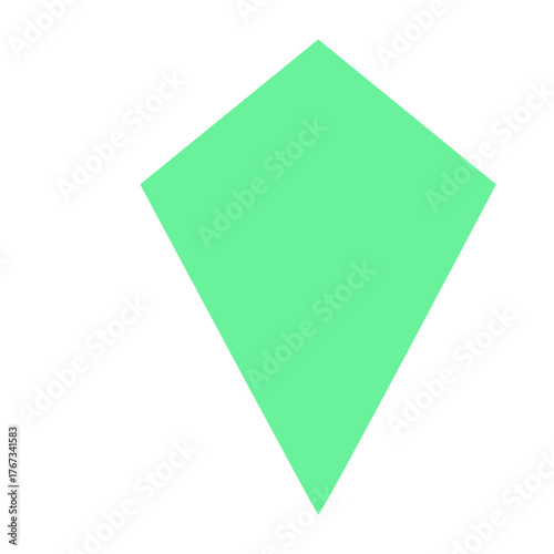 Free Download Flat green pointed diamond 2D vector shape, sharp geometric element for icons, symbols, or directional emphasis in digital interfaces.

 - GFXLoad