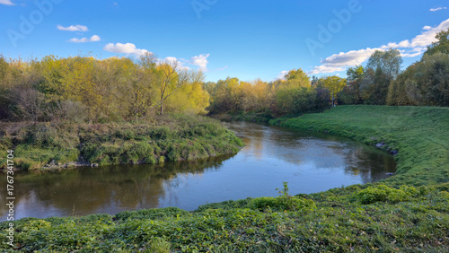 Kryłów and surrounding area. Autumn.