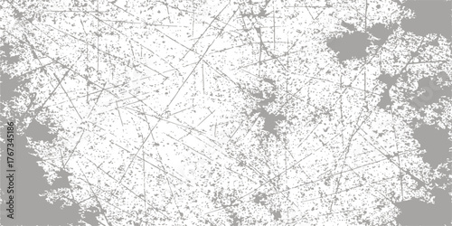 Abstract grunge texture and pattern on a black and white dirty wall surface design