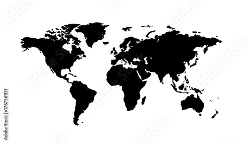 world map vector illustration