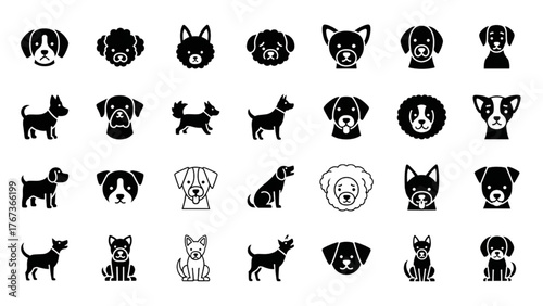 Set of monochrome military memorial icons with soldier, poppy, flag, wreath, and gravestone