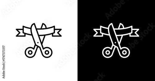 Opening Ceremony White Icon Set Design