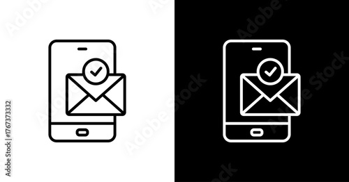 Rsvp White Icon Set Design