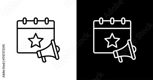 Marketing White Icon Set Design