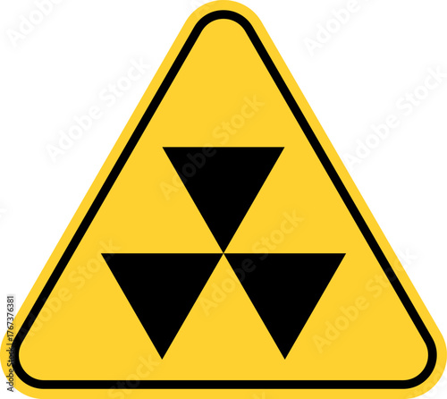 Fallout Shelter Sign. Nuclear bomb shelter sign. Fallout Shelter Road Sign. Bomb shelter sign Vector illustration