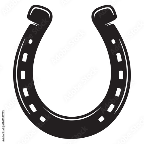 horseshoe icon vector illustration
