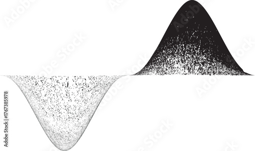 Decorative wave of line . Brush stroke waves. Abstract flow linear fluid design element .Zigzag wave. Wavy Music sounds lines. Squiggle brush stroke . Ornament design.Line art .Brush paint Vector 