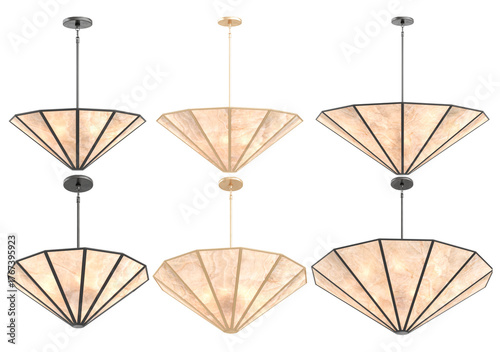 Lucette Round Chandelier - RH - with Black background - Cutout Furniture