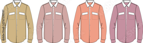 Colorful Shirt Designs A Versatile Collection of Casual and Formal Wear