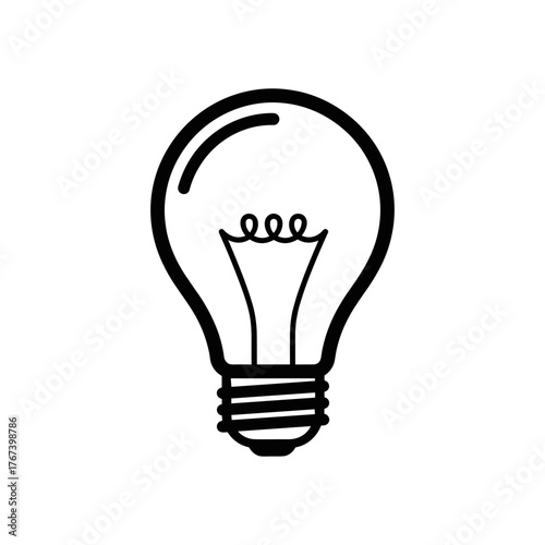 light bulb vector illustration