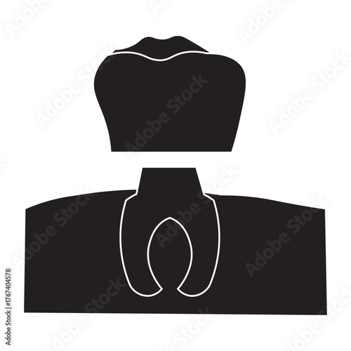 Dental Implant glyph icon