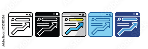 Website Traffic  Icon Element For Design