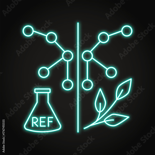 Biosimilar neon icon