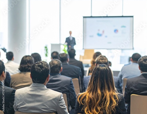 Wallpaper Mural A professional business conference or seminar in a modern conference hall. Torontodigital.ca