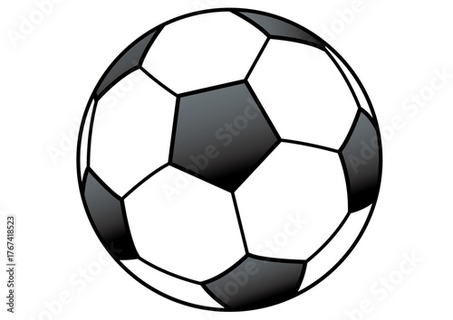 サッカー, サッカーボール, フットボール, ボール, スポーツ, サッカー部, フットサル, 球技, 球技大会, 運動, 部活, 挿絵, ワンポイント, 白黒, 球蹴り, 体育, 球, クラブ, リフティング, ドリブル, 蹴球, 競技, ワールドカップ, イラスト, 球体, 備品, 円形