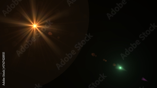 Photography Stunning golden lens flare effect perfect for adding dramatic light and modern f