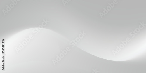Silver foil background with metal mirror texture. Chrome gradient surface with light gloss simple abstract