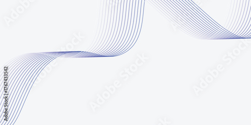 Dynamic sound wave isolated on white background. Musical particle pulsing. vector eps10