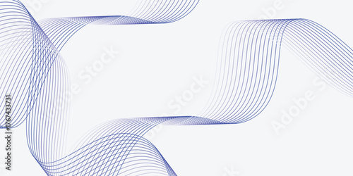 Dynamic sound wave isolated on white background. Musical particle pulsing. vector eps10