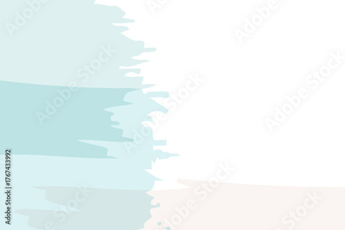 Bold, ink-splatter effects in soft pastel tones. Energetic and modern, yet softened by the gentle color palette. Vecter abstract background