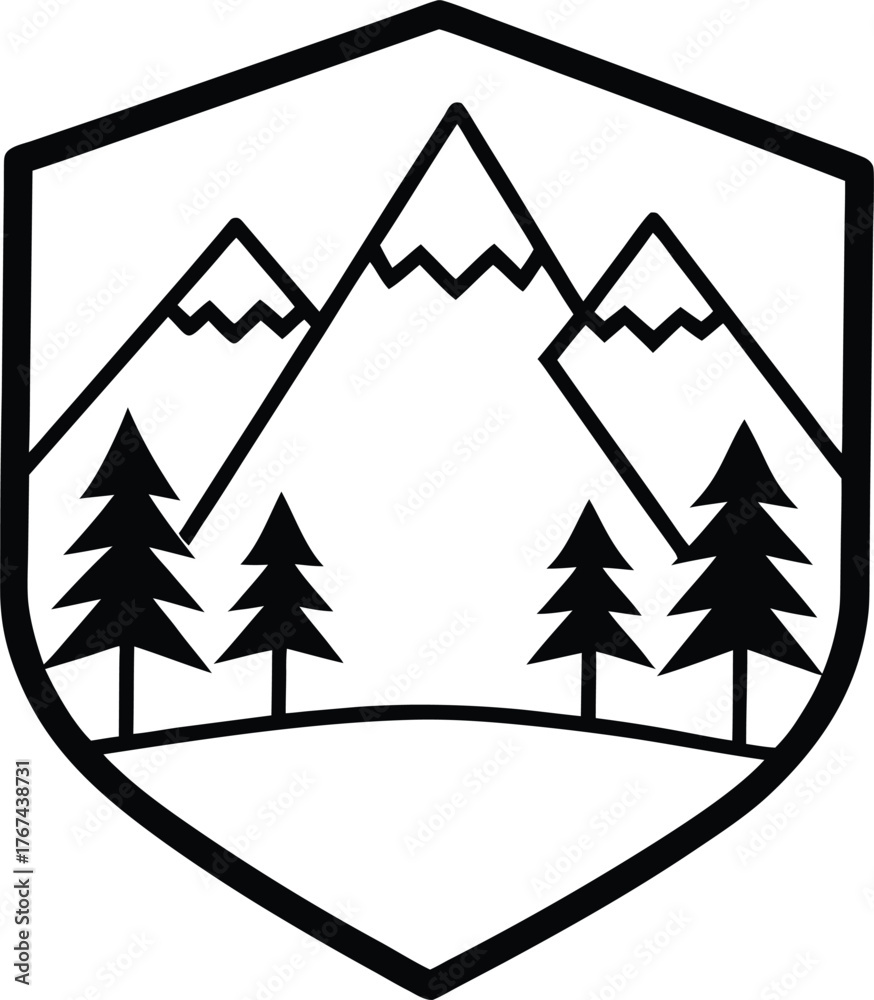Obraz premium vector illustration of a christmas tree