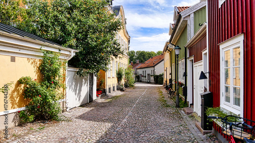 Malerische Gassen in der Altstadt von Kalmar