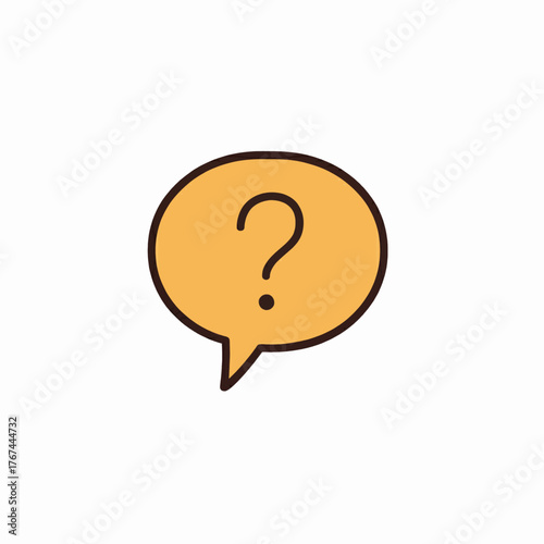 Question Mark in a Speech Bubble Icon