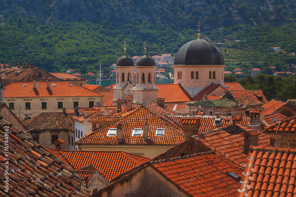 Obraz premium In the historic centre of Kotor