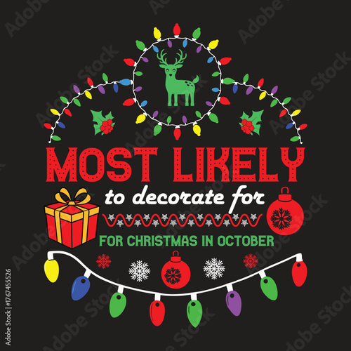 most likely to decorate for christmas in october