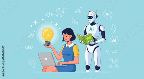 AI Collaboration: Human ingenuity meets robotic intelligence for innovative solutions in technology