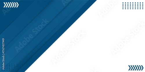 Blue abstract background with white color. Abstract blue background with square shapes. Modern Simple Blue Grey Abstract Background Presentation Design for Corporate Business and Institution.