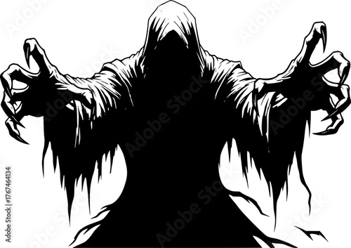 creepy grim reaper sketch