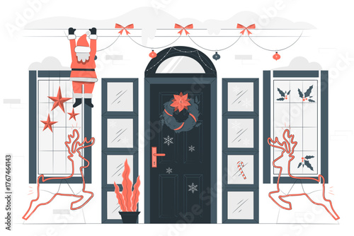 illustration of a girl playing with a game