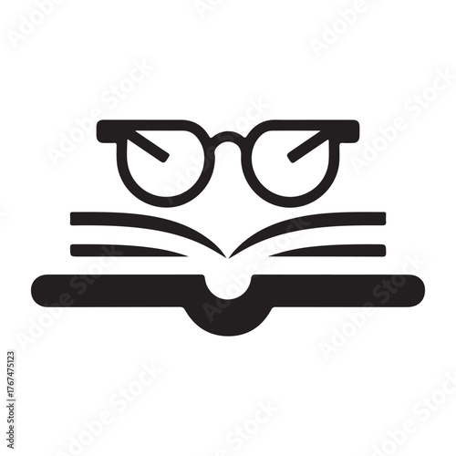 Cuadro en lienzo Library study icon