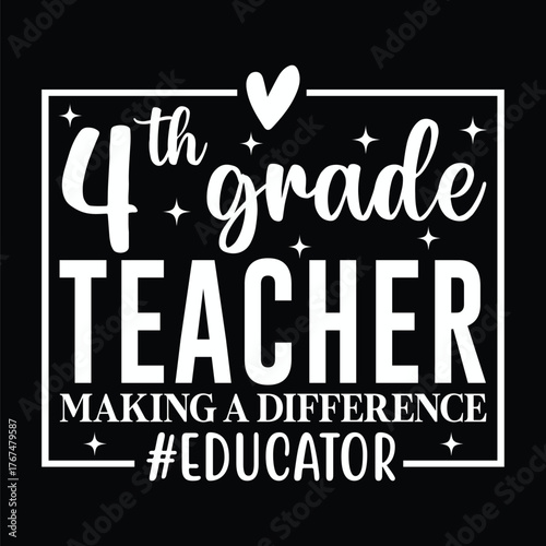 4th grade teacher making a difference #educator