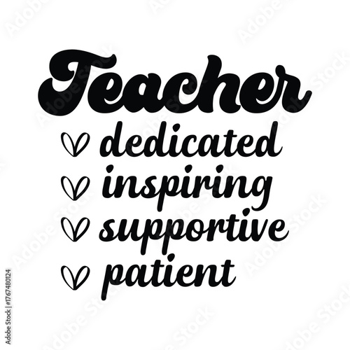 teacher dedicated inspiring supportive patient