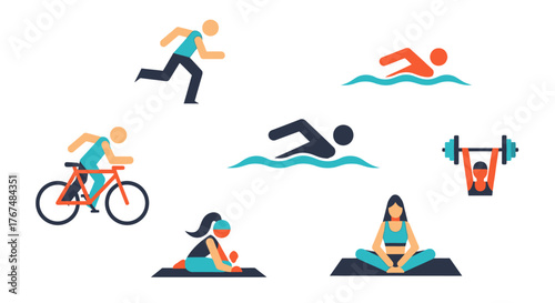 Diverse Sports and Fitness Activities Collection.