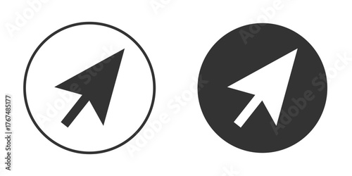 Mouse icon. Simple vector illustration. Silhouette Icon Set.